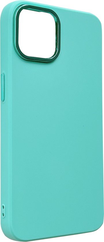 Apple iPhone 14 Plus Hoesje - Turquoise - Shockproof Siliconen Back Cover