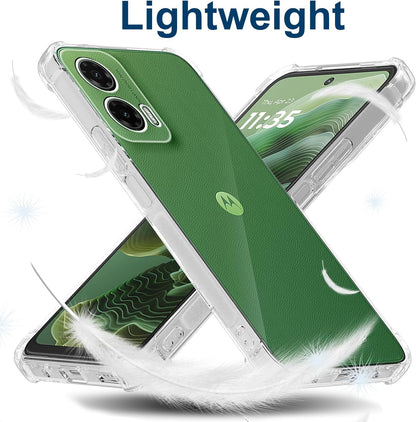 Motorola Moto G35 Case - Clear - Shockproof Back Cover