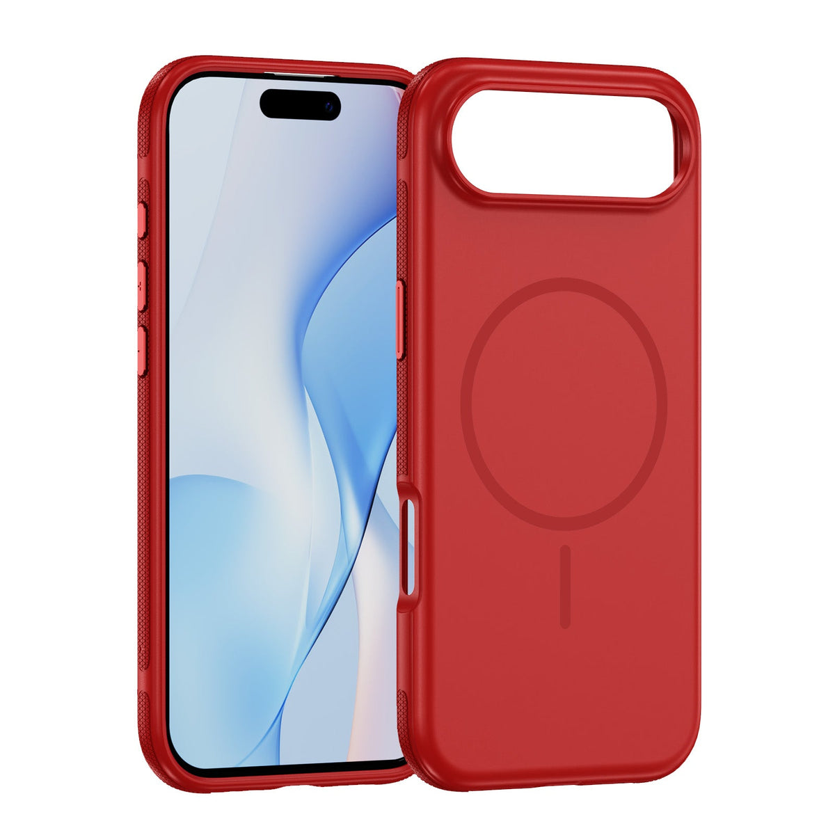 Apple iPhone Air Hoesje - Rood - Liquid Siliconen MagSafe Back Cover