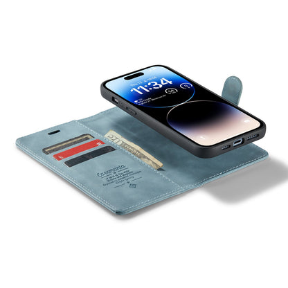 Apple iPhone 15 Pro Hoesje - Aqua Blue - 2 in 1 Bookcase