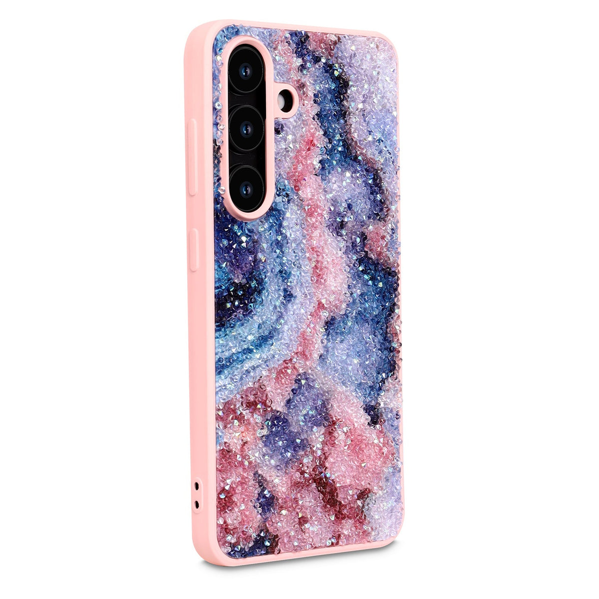 Samsung Galaxy A35 5G Hoesje - Nova - Diamant Marmer Glitter Back Cover