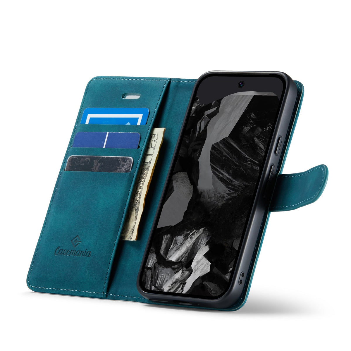 Google Pixel 6a Hoesje - Emerald Green - 2 in 1 Bookcase