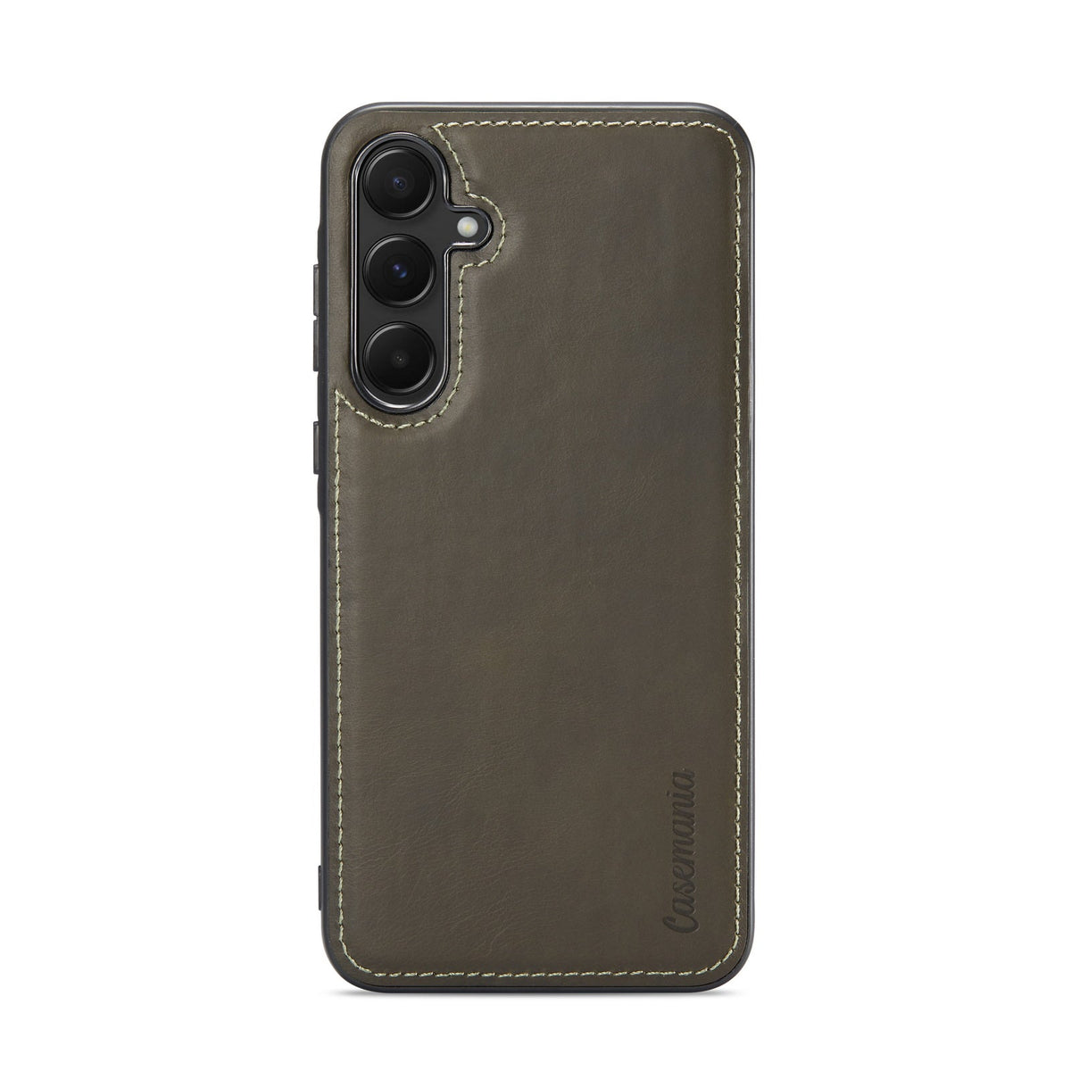 Samsung Galaxy A55 Hoesje - Emerald Green - Echt Leren 2 in 1 Bookcase