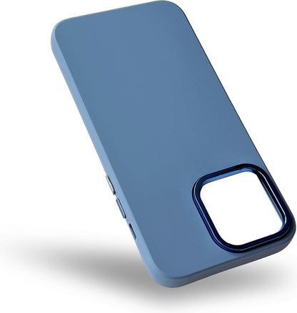 Apple iPhone 14 Pro Hoesje - Blauw - Siliconen Back Cover