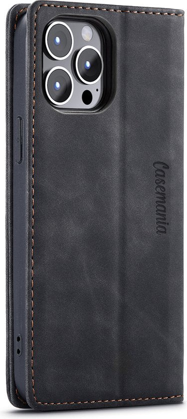 Apple iPhone 13 Pro Hoesje - Charcoal Gray - Dunne Bookcase