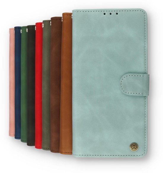 Samsung Galaxy S21 FE Hoesje - Chocolate Brown - Luxe Bookcase