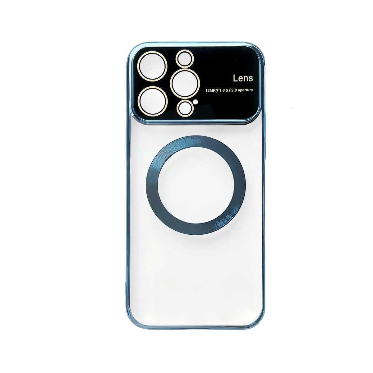 Apple iPhone 15 Plus Hoesje - Blauw - Siliconen MagSafe Back Cover met Camerabescherming