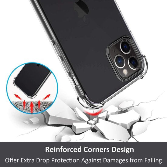 Apple iPhone 12 Pro Max Case - Clear - Shockproof Back Cover
