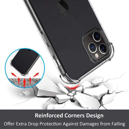 Apple iPhone 12 Hülle - Transparent - Stoßfestes Backcover