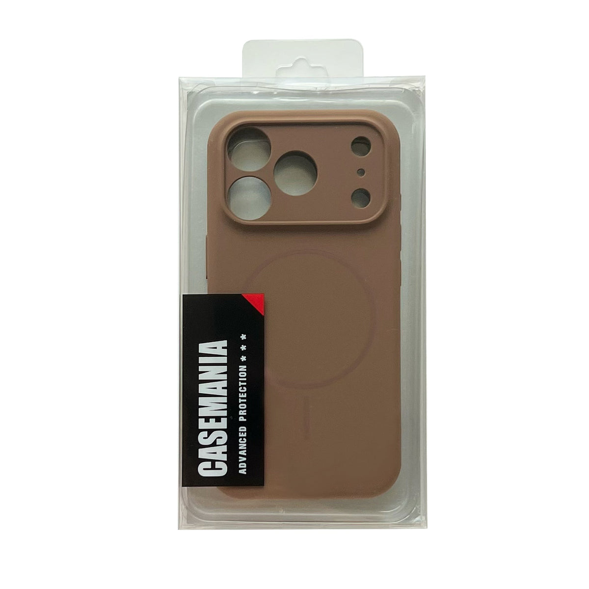 Apple iPhone 17 Pro Case - Brown - Liquid Silicone MagSafe Back Cover