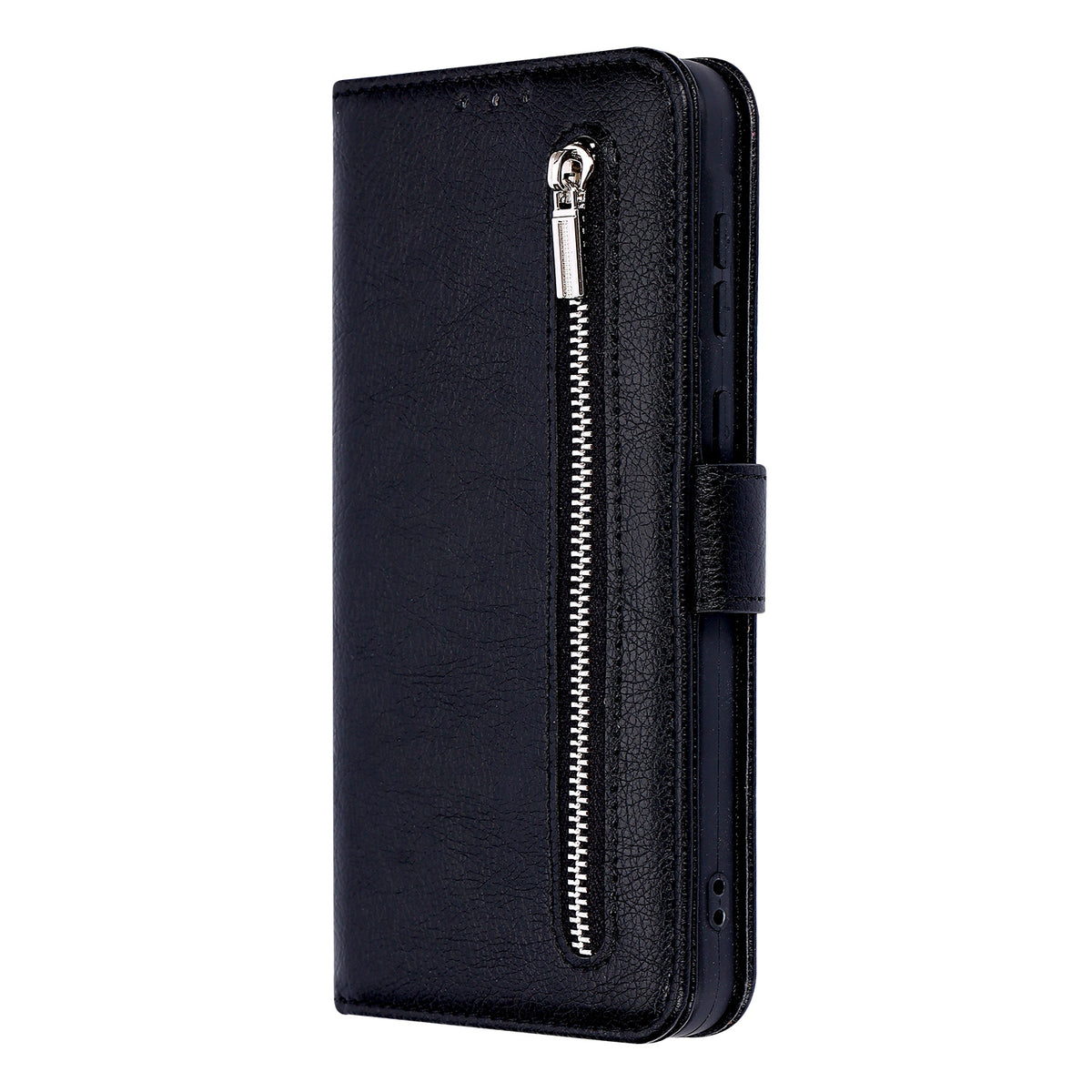 Samsung Galaxy A27 Hoesje - Zwart - Luxe Bookcase met Rits
