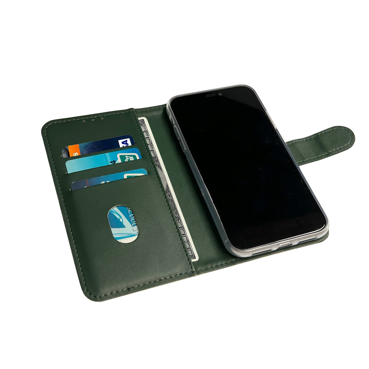 Samsung Galaxy S24 Hoesje - Groen - Bookcase