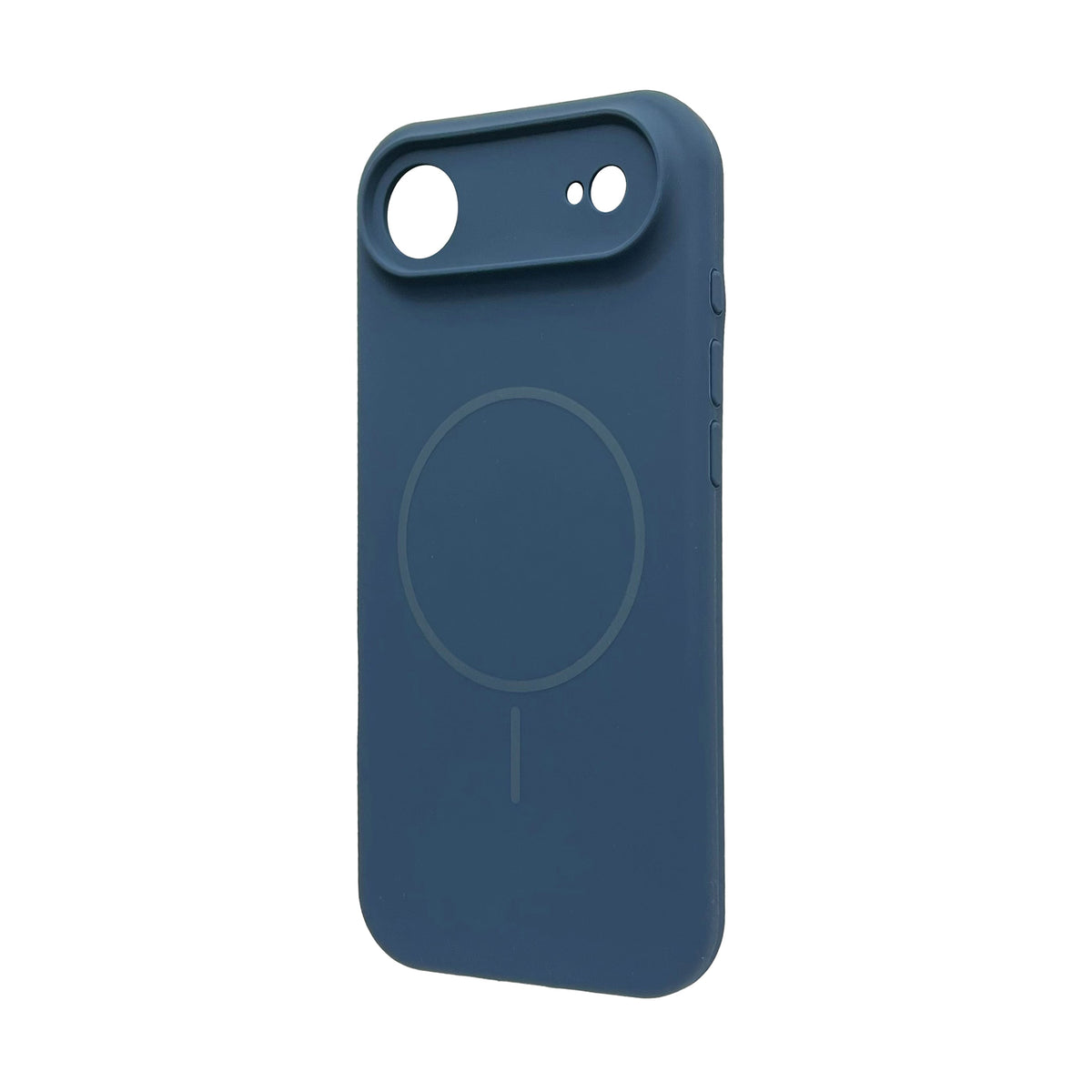 Apple iPhone Air Hoesje - Donker Blauw - Liquid Siliconen MagSafe Back Cover