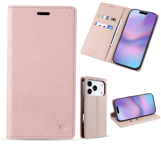 Apple iPhone 18 Pro Max Hoesje - Cherry Blossom - Dunne Leather-look Back Cover