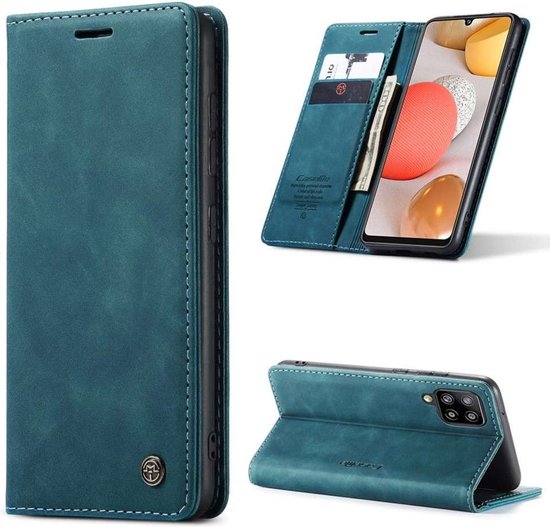 Samsung Galaxy A42 5G Hoesje - Emerald Green - Dunne Bookcase