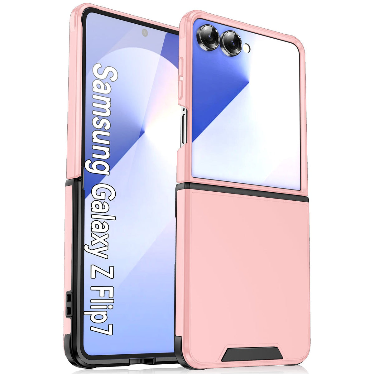Samsung Galaxy Z Flip 7 Hoesje - Roze - Liquid Siliconen Back Cover