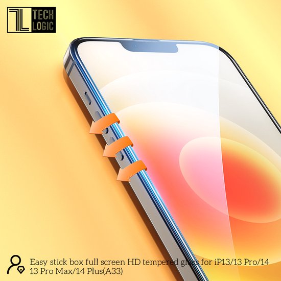 Apple iPhone 14 / 13 Pro / 13 Screenprotector - Full Cover - 1 Stuk