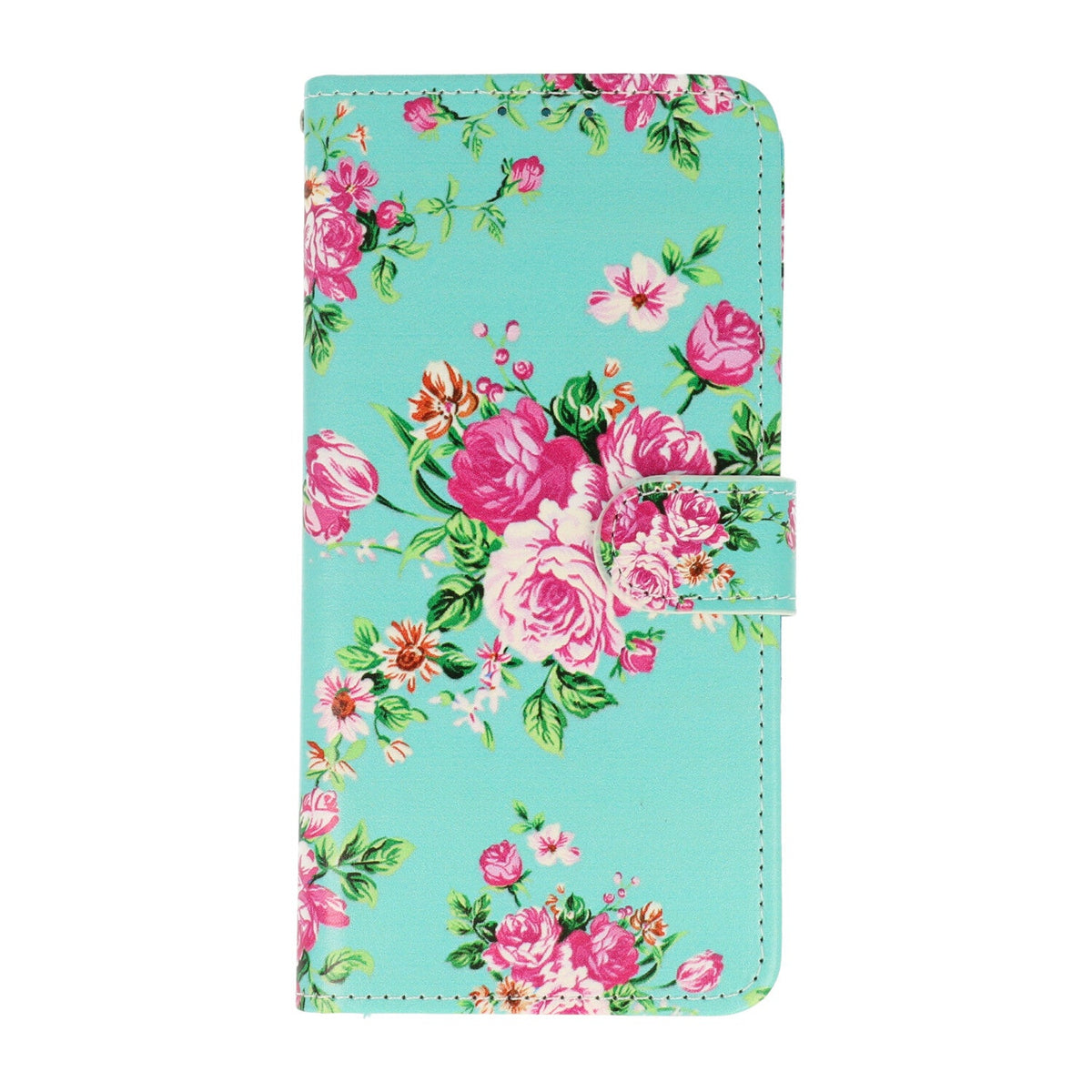 Samsung Galaxy A04s Hoesje - Bloemen - Print Bookcase