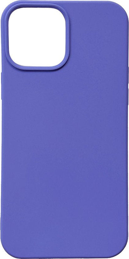 Apple iPhone 13 Pro Max Hoesje - Paars - Matte Siliconen Back Cover