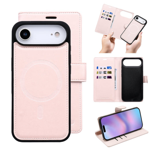 Apple iPhone Air Hülle - Cherry Blossom - 2-in-1-Velvet-Klapphülle mit Kartenfach