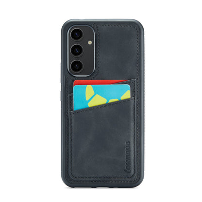 Samsung Galaxy A26 Hoesje - Charcoal Grey - Back Cover met Pasjeshouder