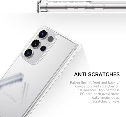 Samsung Galaxy S24 Ultra Case - Clear - Shockproof Back Cover
