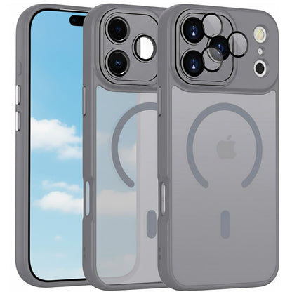 Apple iPhone 18 Pro Hoesje - Grijs - Matte Armor MagSafe Back Cover