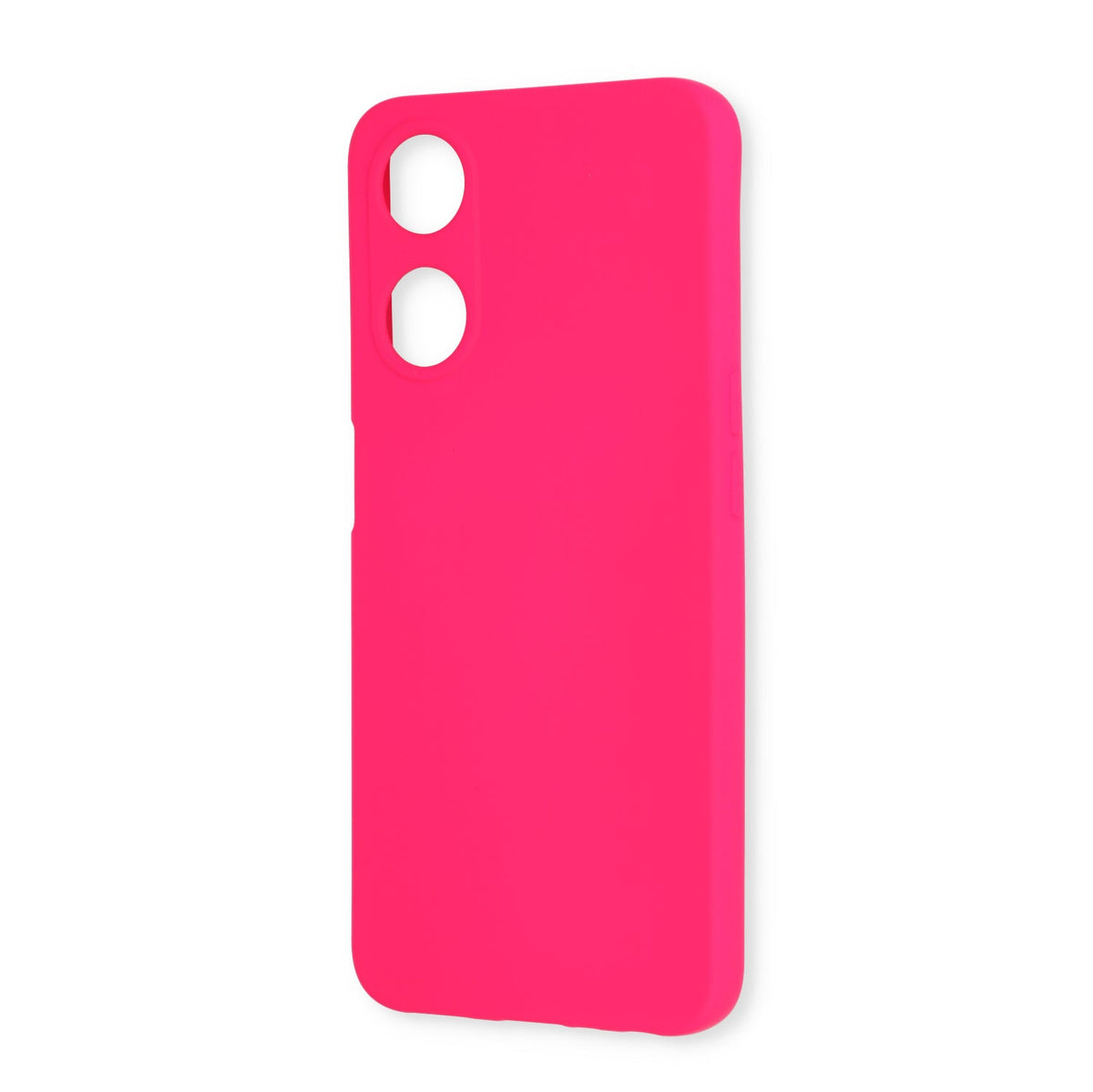 Oppo A58 Hoesje - Roze - Siliconen Back Cover met Telefoonkoord