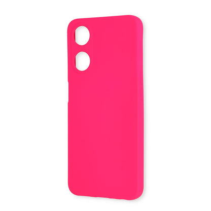 Oppo A98 Hoesje - Roze - Siliconen Back Cover met Telefoonkoord