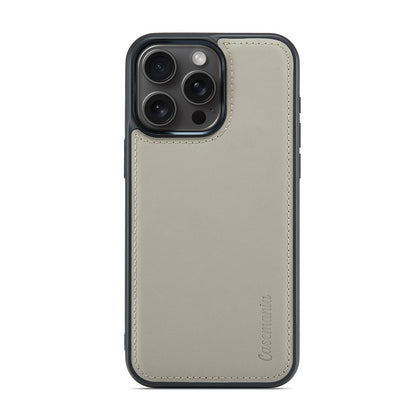 Apple iPhone 15 Hoesje - Smoke Gray - 2 in 1 Bookcase