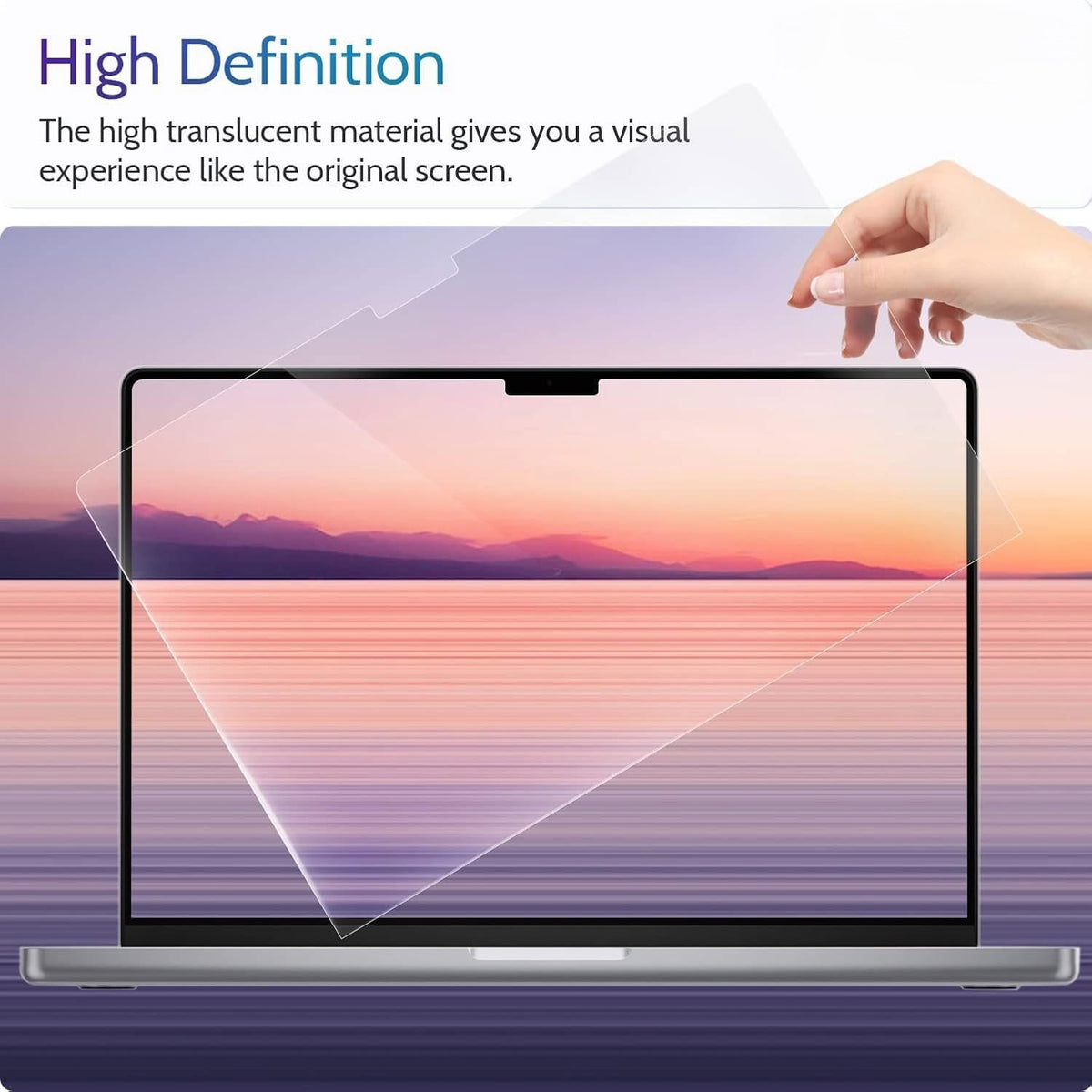 Apple MacBook Air M5/M4/M3/M2 (13-inch) Laptop Screenprotector - Tempered Glass - 1 Stuk