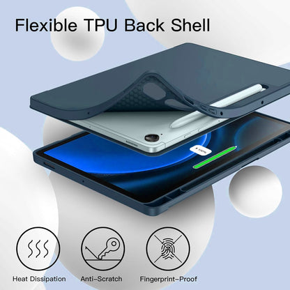 Samsung Galaxy Tab S10 FE Plus Tablet-Hülle - Dunkelblau - Smart Cover