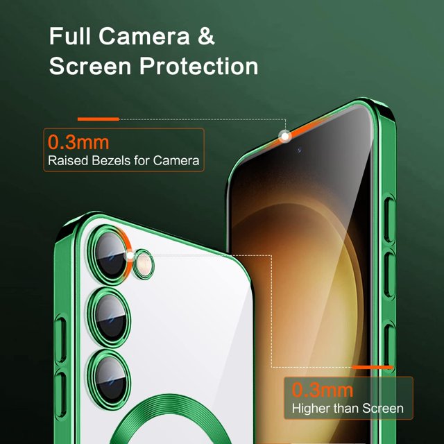 Samsung Galaxy S24 Plus Hoesje - Groen - Siliconen MagSafe Back Cover