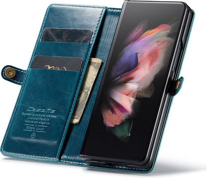 Samsung Galaxy Z Fold 3 5G Hoesje - Emerald Green - Bookcase