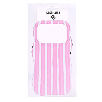 Apple iPhone 17 Pro Max Hoesje - Roze - Wave Edge Back Cover
