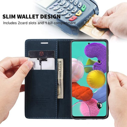 Samsung Galaxy A72 Hoesje - Navy Blue - Dunne Bookcase