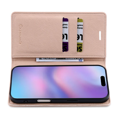 Apple iPhone 13 Hoesje - Pale Pink - Dunne Leather-look Back Cover