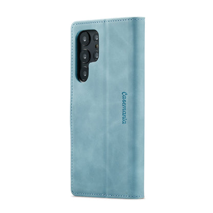 Samsung Galaxy S25 Ultra Hoesje - Aqua Blue - Dunne Bookcase