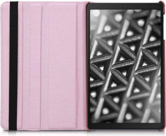 Samsung Galaxy Tab A7 Lite Tablet Case - Rose Gold - Rotating Folio Case