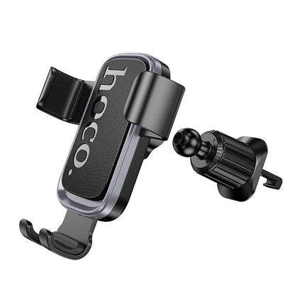 Hoco Car Phone Holder for Air Vent with Automatic Closing - Air Vent Clip Holder with Gravity Lock Technology