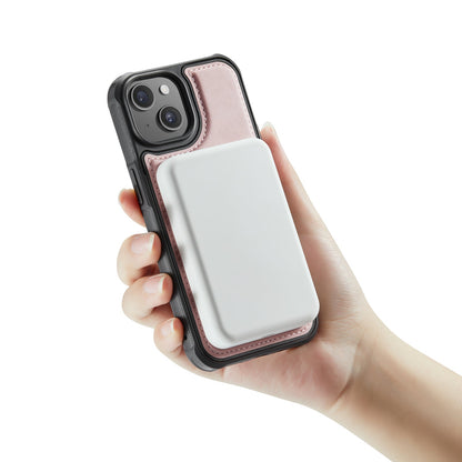 Apple iPhone 13 Hoesje - Pale Pink - Kunstleer MagSafe Back Cover