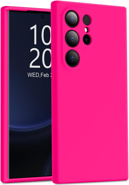 Samsung Galaxy S24 Ultra Case - Pink - Liquid Silicone Back Cover