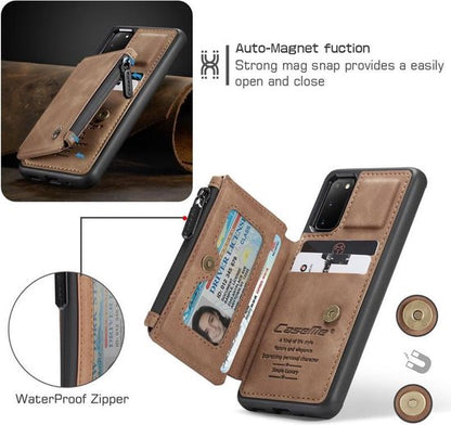 Samsung Galaxy A72 Hoesje - Sienna Brown - RFID Back Cover