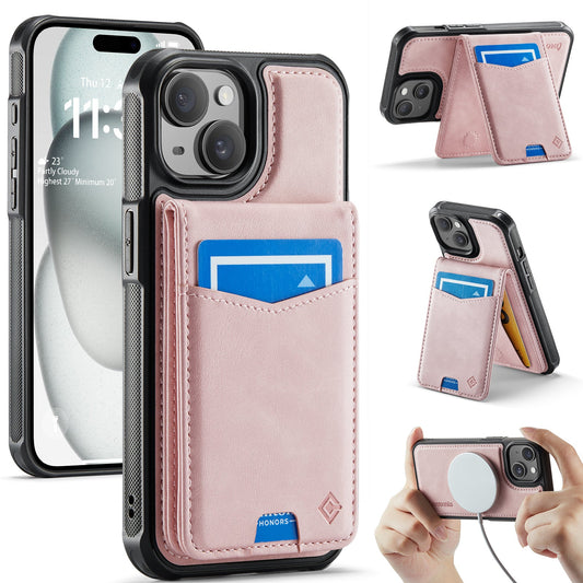 Apple iPhone 13 Hülle - Pale Pink - MagSafe-Backcover mit Kartenfach