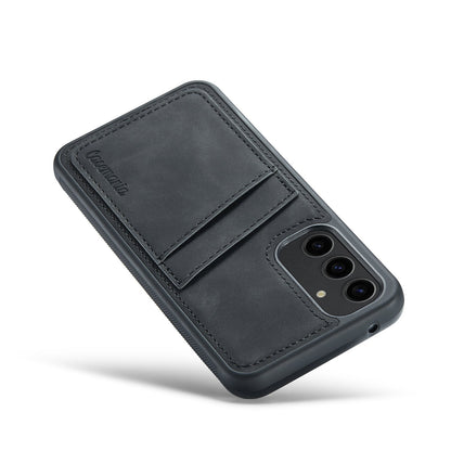 Samsung Galaxy A16 Hoesje - Charcoal Grey - Back Cover met Pasjeshouder