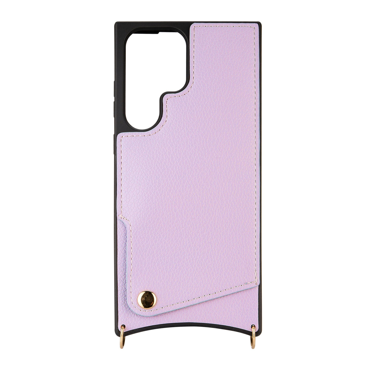 Samsung Galaxy S23 Ultra Hoesje - Paars - Back Cover met Pols Bandje