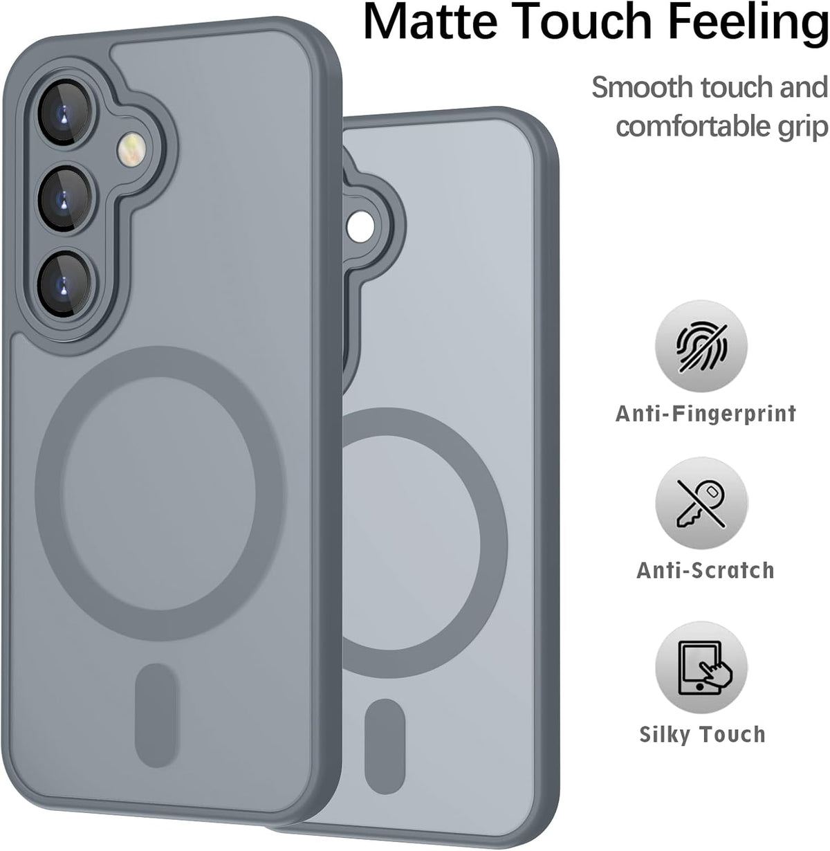 Hoesje Back Cover - Grijs