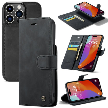 Apple iPhone 15 Plus Hoesje - Charcoal Gray - 2 in 1 MagSafe Bookcase