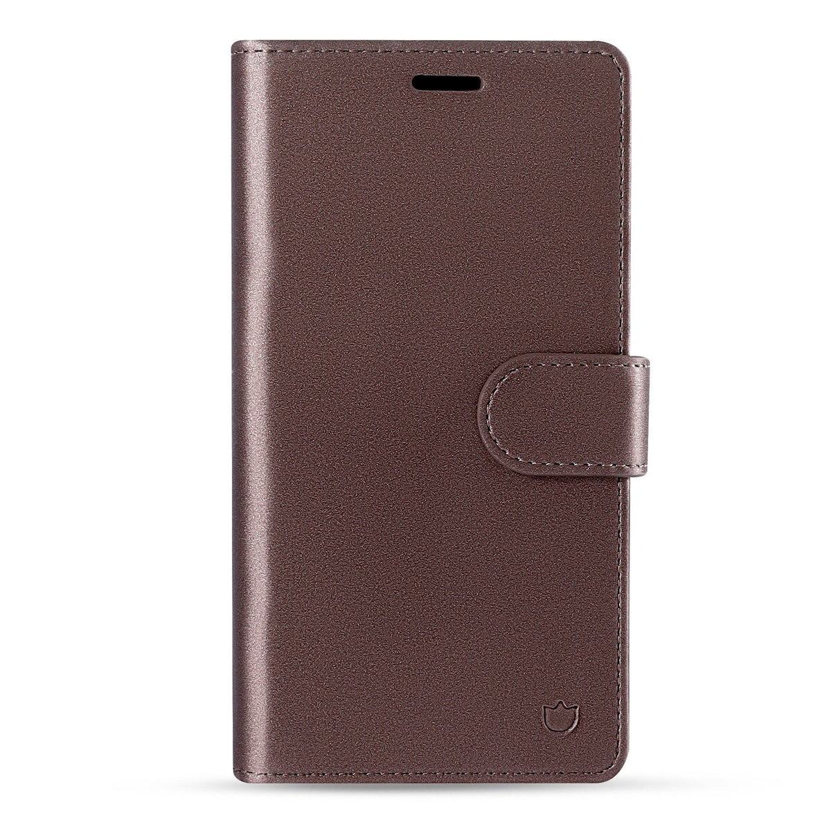 Apple iPhone 18 Pro Max Hoesje - Mocha Brown - 2 in 1 Velvet Bookcase