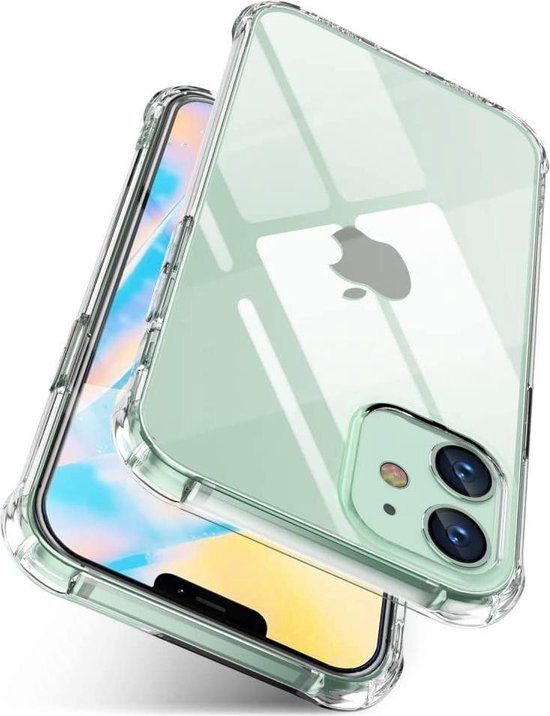 Apple iPhone 12 Mini Case - Clear - Shockproof Back Cover